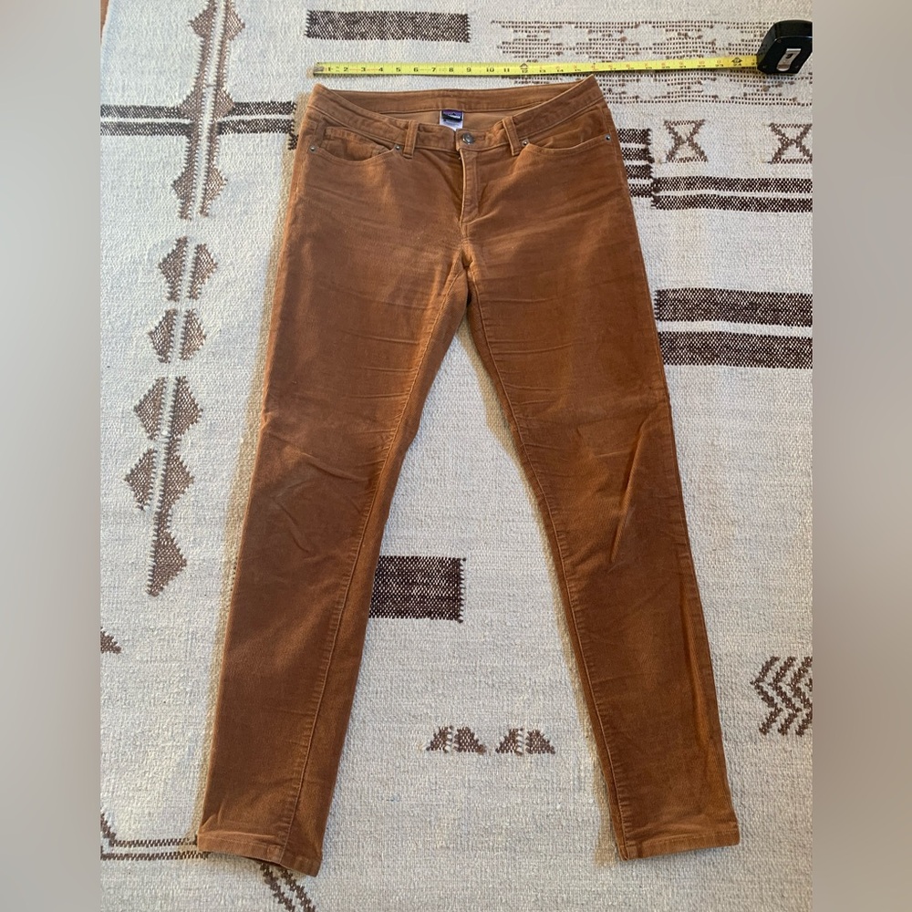 Patagonia Skinny Brown Corduroy Pants, 30